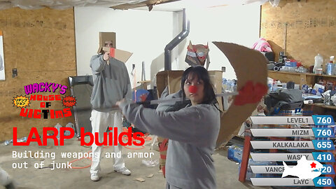 Showing off the LARP builds | Wacky's House of Victims / FTL Streaming