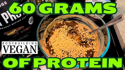 Post Workout 60g Protein Meal | TheBodybuildingVegan Eats | Vedge Nutrition Crunchy Peanut Butter