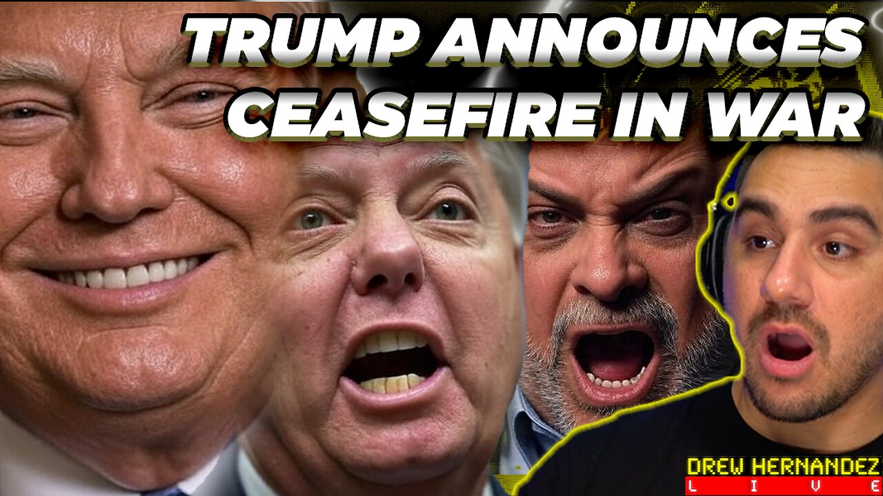 TRUMP ANNOUNCES CEASEFIRE & WAR PIGS CALL FOR WAR TO CONTINUE