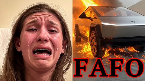 Trans Tesla TERRORIST CRIED LIKE A B*TCH when he FOUND OUT! FAFO!