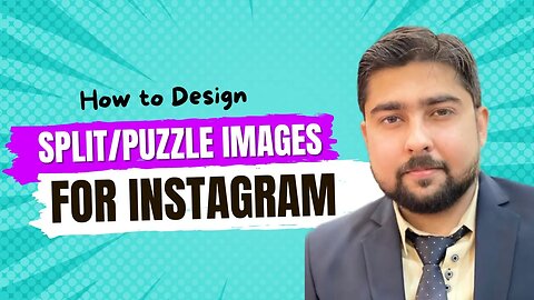 How to make split image posts in Instagram