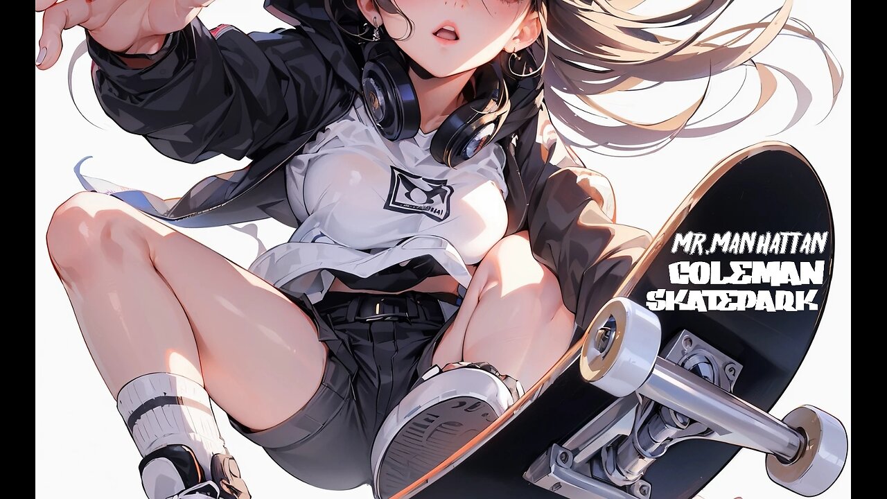 Mr.Manhattan vists Coleman Skate Park