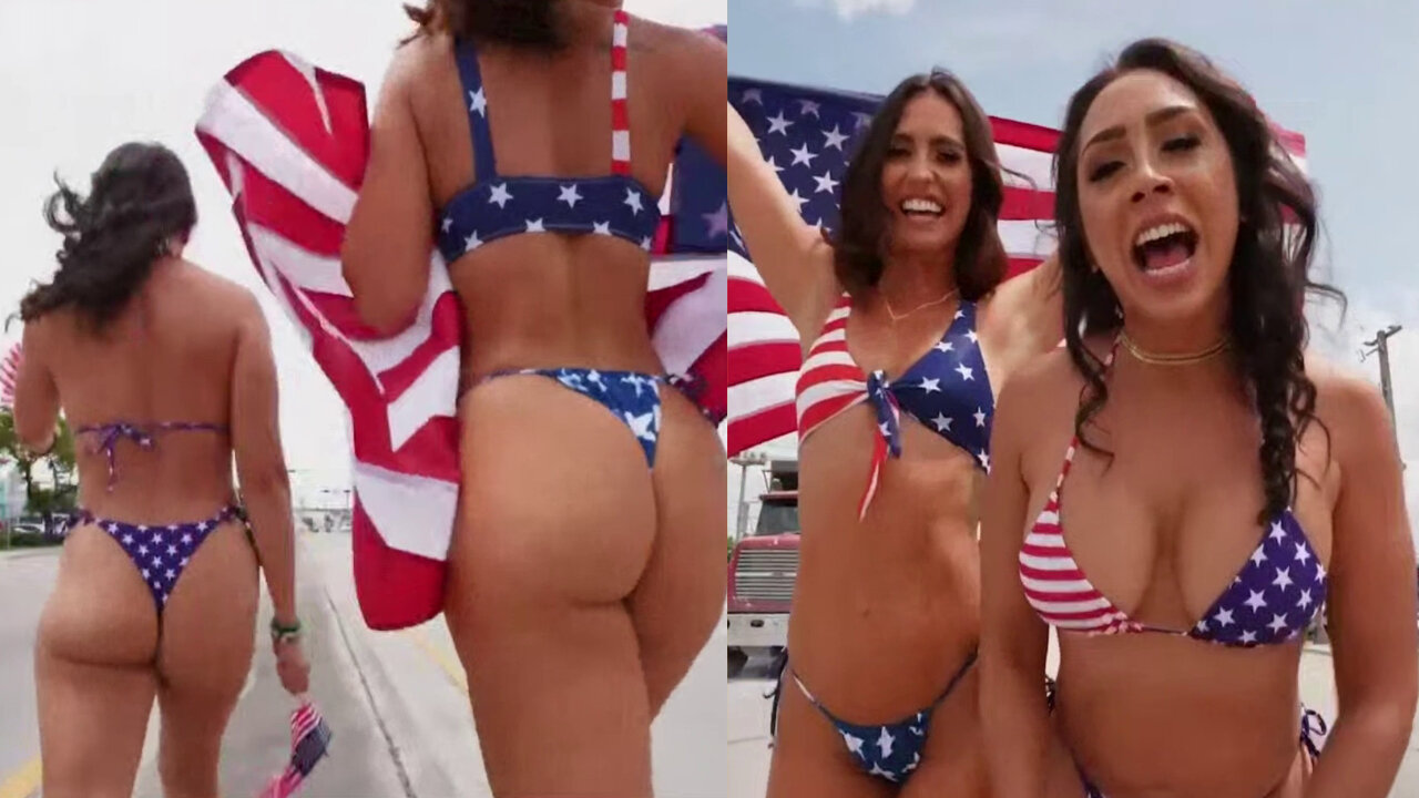 Lilly Hall, Kelsi Monroe - 4th July ❤️‍ClipchampGirls 2025