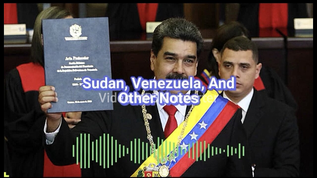 Caitlin Johnstone ~ Sudan Venezuela and Notes