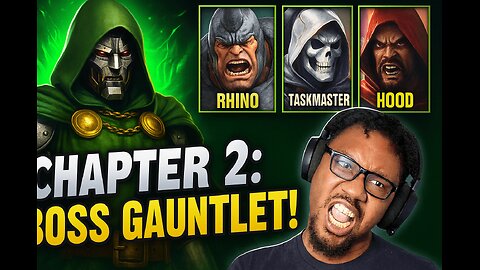 Marvel Heroes Omega - Doctor Doom Chapter 2 Rhino, Taskmaster & The Hood! 🔥⚡ Marvel Heroes Gameplay