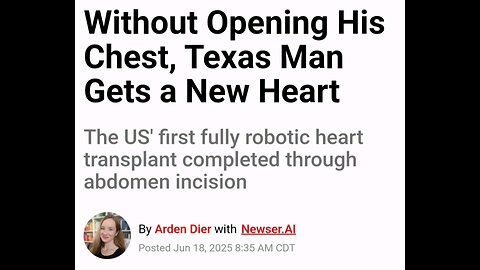 First Robotic Heart Failure Disease Awareness