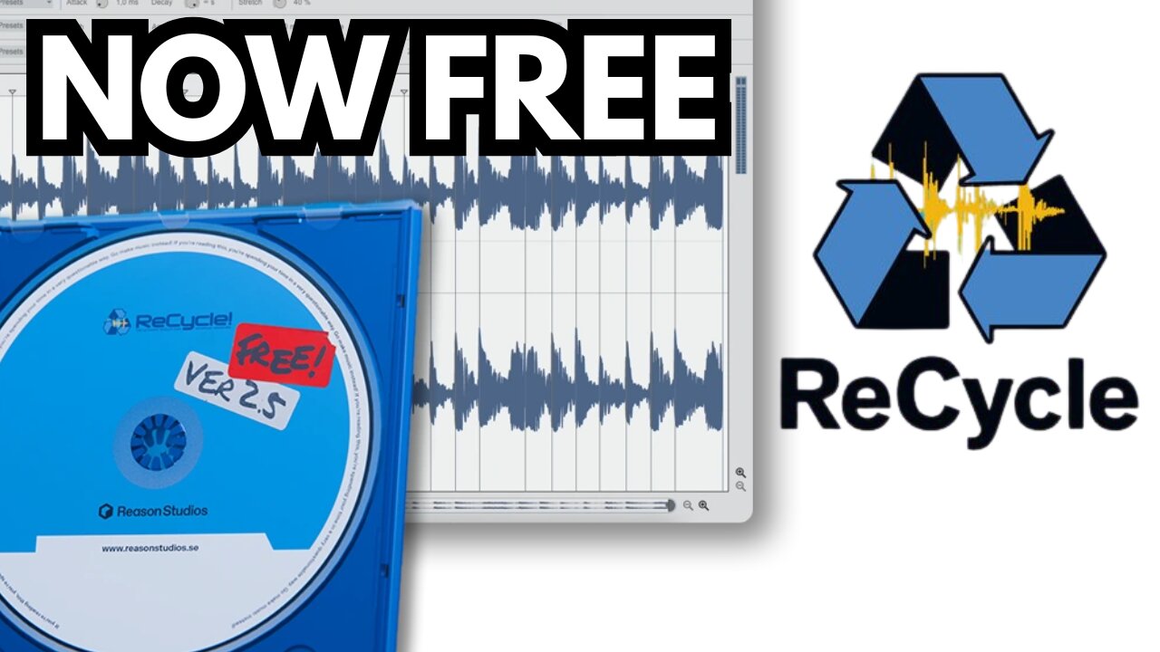 ReCycle 2.5 Update & Now it's FREE for everyone! Reason Studio ReCycle ! + Beat Contest
