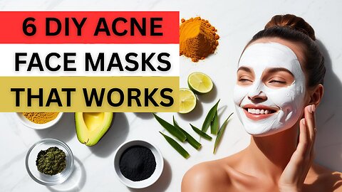 6 Homemade DIY Face Masks For Acne!