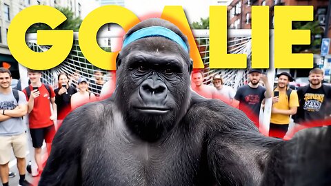 Gorilla Goalie! 🦍 Unbelievable Street Soccer Saves! | Blueband vlogs
