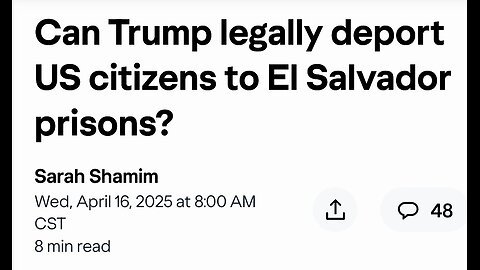 Supreme Court US Citizens Deportations Argument