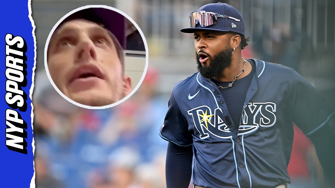 Rays security DETAINS fan for Junior Caminero's 40th home run ball