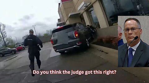 A judge drops charges against a Michigan cop, which has some reacting badly