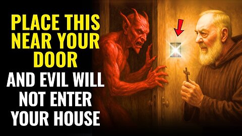 PLACE THIS NEAR YOUR DOOR AND EVIL WILL NOT ENTER YOUR HOUSE - PADRE PIO