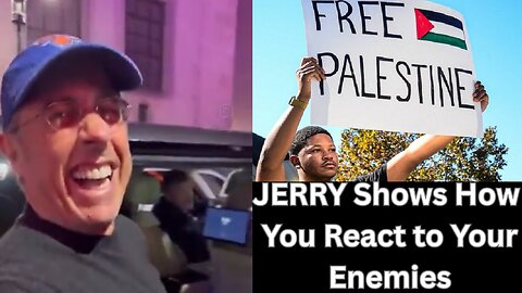 Jerry Seinfeld Laughs at Free Palestine / Anti-Israel Activists & Libtards Call Him a Groomer