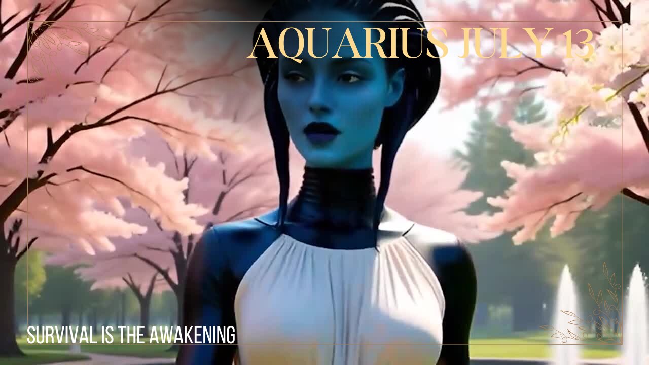AQUARIUS JULY 13 Survival is the awakening