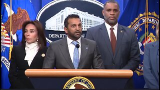 Attorney General Pam Bondi, FBI Director Kash Patel give updates on DC pipe bomber suspect