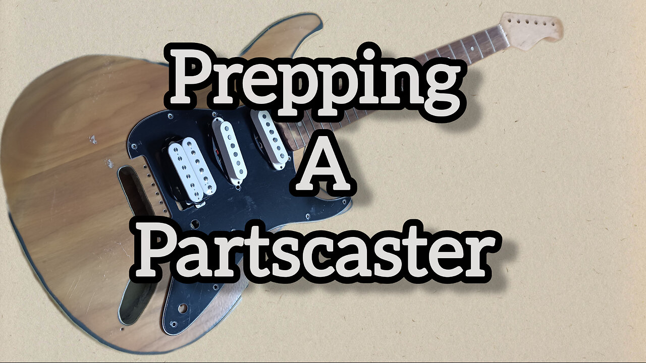 Partscaster Body and pick guard work
