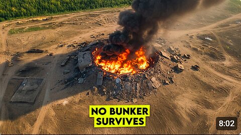 BUNKER BUSTER - Russian FAB-3000 bombs bomb Ukrainian bunkers in Kupiansk – captured on video!