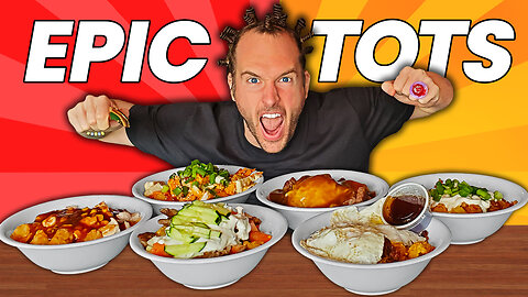 Devouring The EPIC Loaded Tater Tots Challenge In Wisconsin!