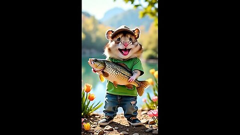 mause gone to fishshing