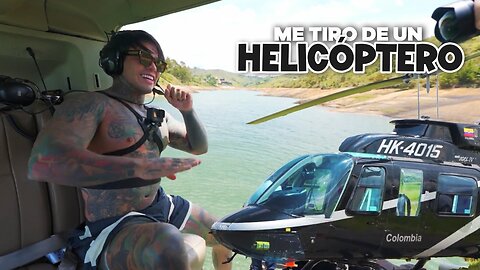 Salto de un HELICÓPTERO a 20 metros (sale mal) | Yeferson Cossio