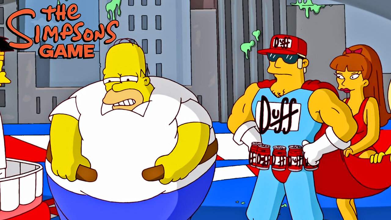 Using Super Powers To Become Even Fatter! The Simpsons Game Part 2