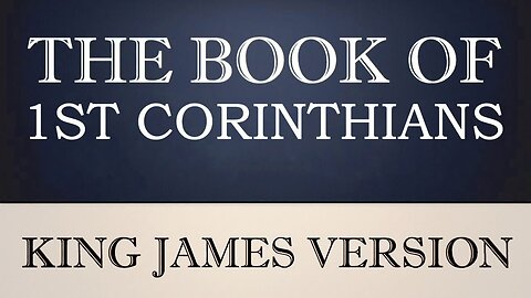 46) The Book of 1st Corinthians