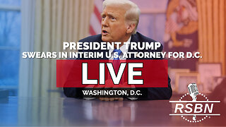 LIVE REPLAY: President Trump Swearing-In Ceremony for the U.S. Attorney of D.C - 05/28/25