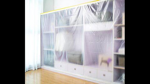 Multi-purpose Clear Plastic Anti-dust Cover, Durable & Waterproof, for Sofa, Closet, Couch, Table