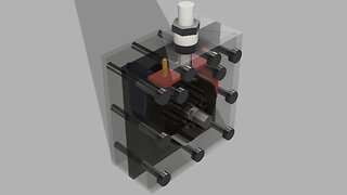 Tesla Turbine Pulse Jet Rotary Engine (with Spark/Fuel)
