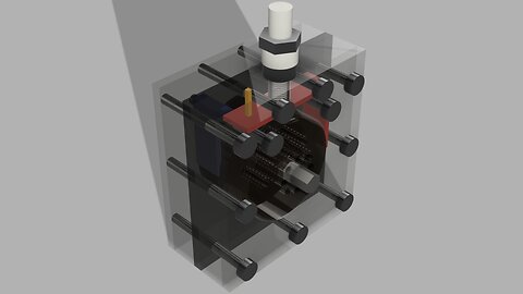 Tesla Turbine Pulse Jet Rotary Engine (with Spark/Fuel)