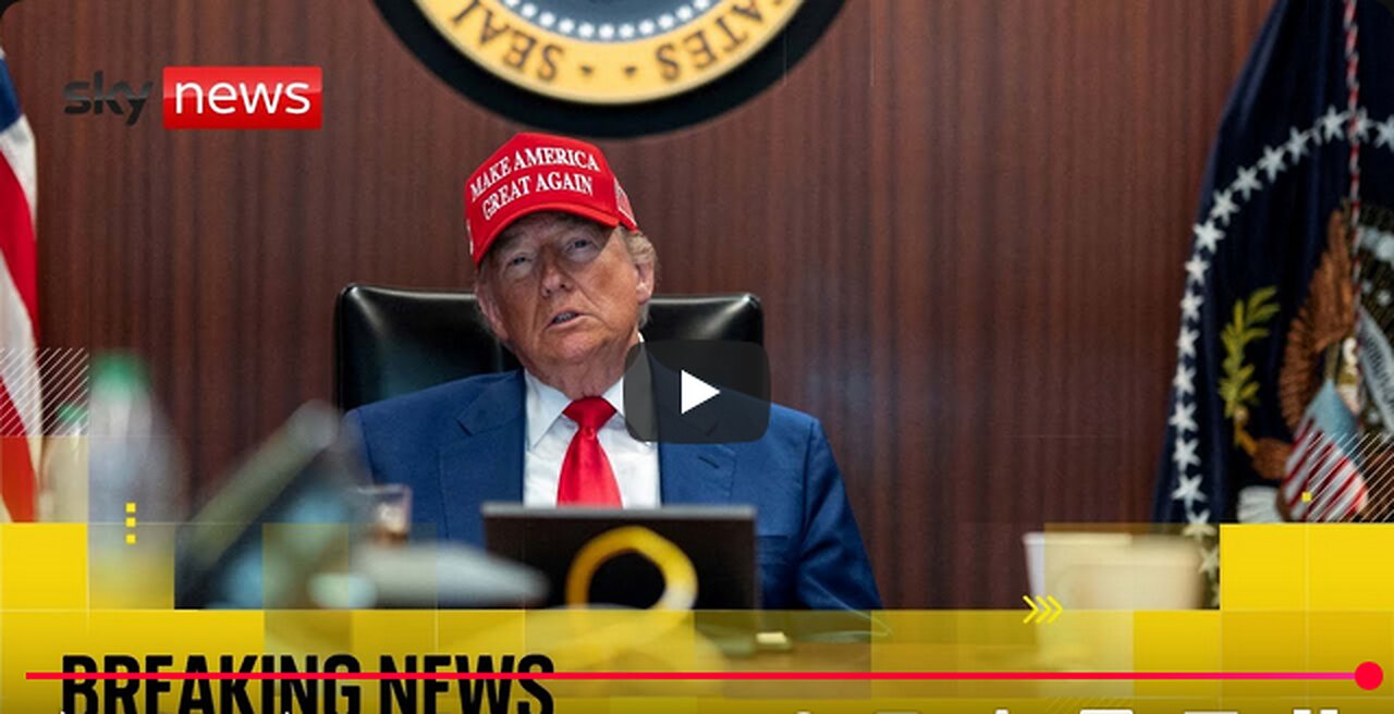 US warplanes strike three nuclear sites in Iran | Sky News coverage