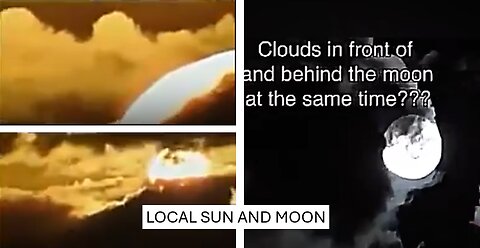 LOCAL SUN - LOCAL MOON - FLAT EARTH