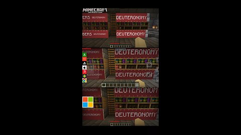 Deuteronomy 25 - the KJV Bible in Minecraft #kjv #deuteronomy #bible #Minecraft