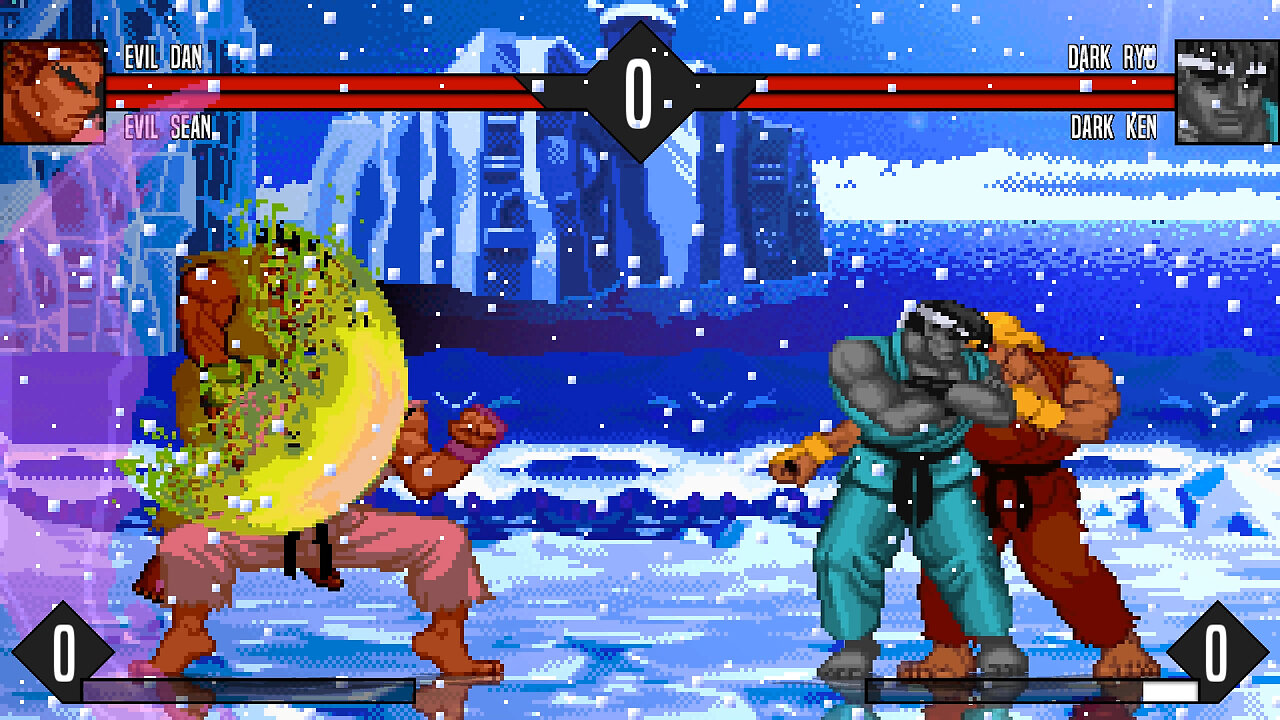 MUGEN - Evil Dan & Evil Sean vs. Dark Ryu & Dark Ken - Download