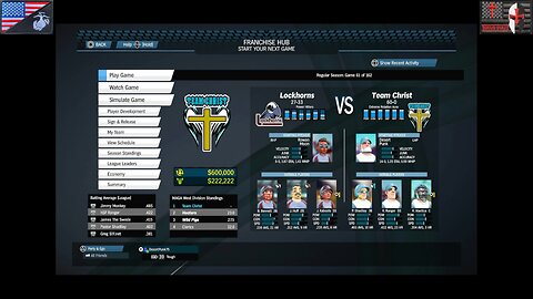 Based Sportsball 2025: Regular Season - Game #61 [Team Christ vs. Lockhorns]