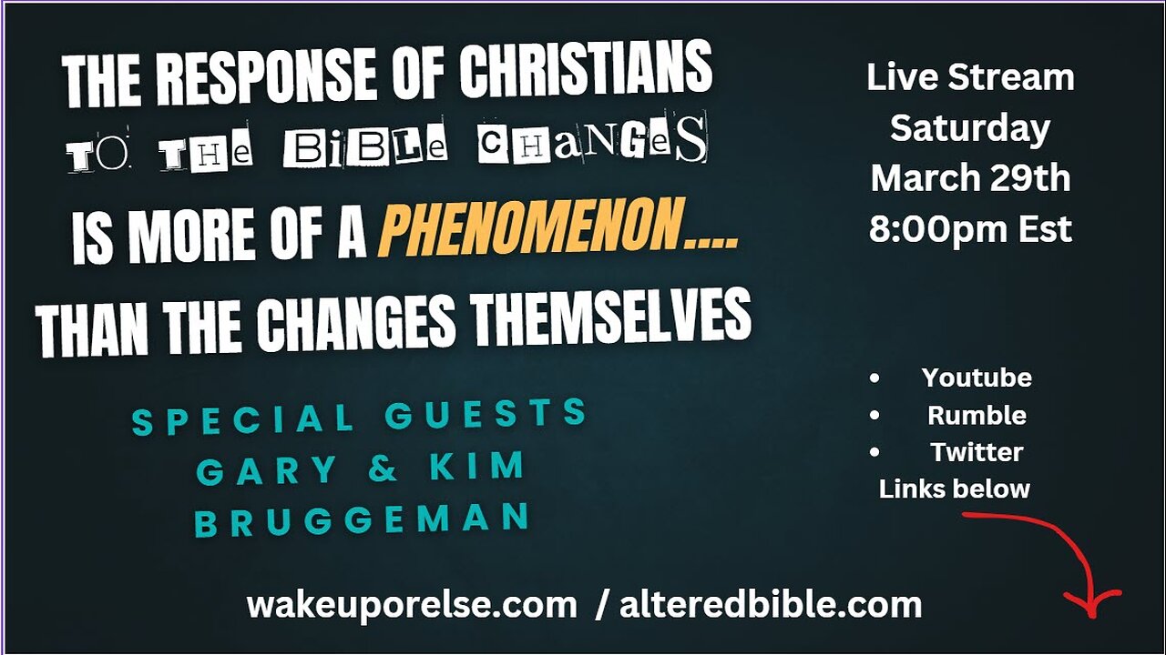 The response of Christians to the Bible changes is more of a phenomenon than the phenomenon itself