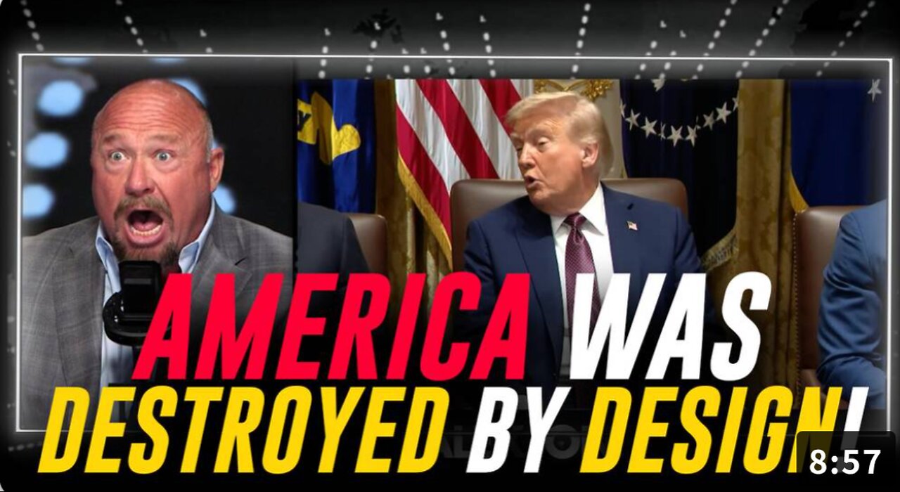 Alex Jones Goes Off On Trump, "The Globalists Have Been Deliberately Destroying America! Stop Saying That The Destruction Of Our Great Nation Was Done Through Incompetence!!!