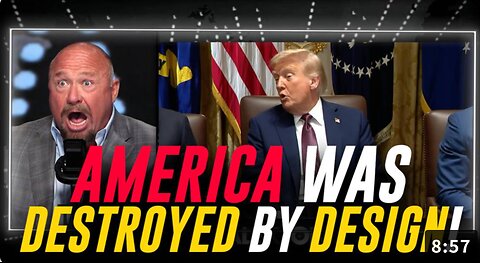 Alex Jones Goes Off On Trump, "The Globalists Have Been Deliberately Destroying America! Stop Saying That The Destruction Of Our Great Nation Was Done Through Incompetence!!!