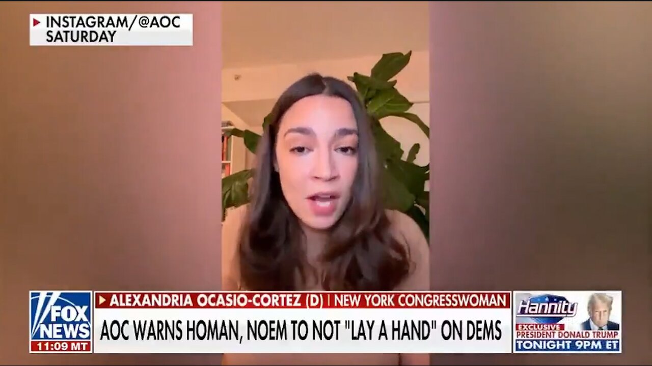 AOC THREATENS Immigration Officials