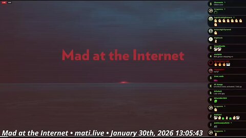 Josh Moons very bad week (Jan 30th MATI)