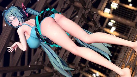 【Hot Dance】初音ミク/LE SSERAFIM - Smart【MMD】