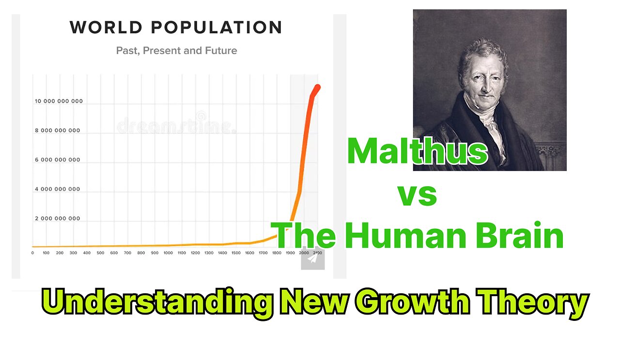 Malthus vs The Human Brain – Understanding New Growth Theory