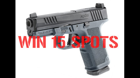 RUGER RXM 9mm MINI #1 FOR 15 SPOTS IN THE MAIN WEBINAR