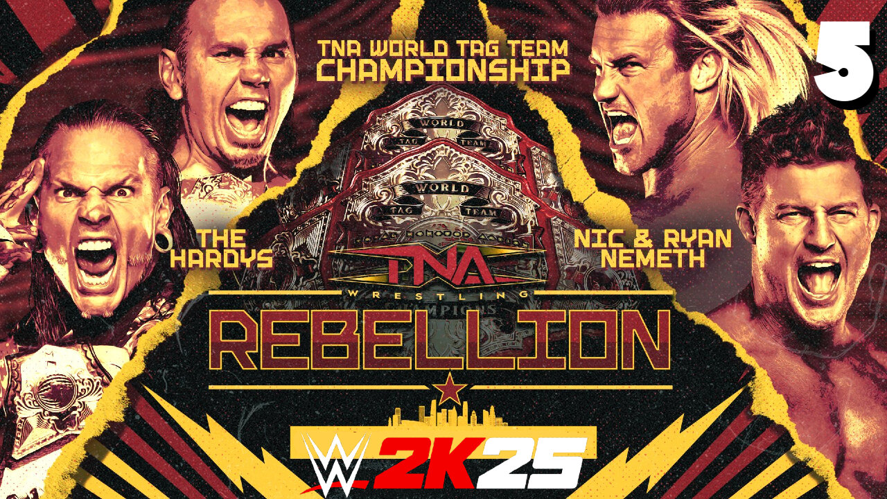 WWE 2K24 TNA Rebellion April 27th 2025 - Match 5: We have NEW CHAMPS!