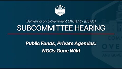 AMRewind: Public Funds, Private Agendas: NGOs Gone Wild (replay)