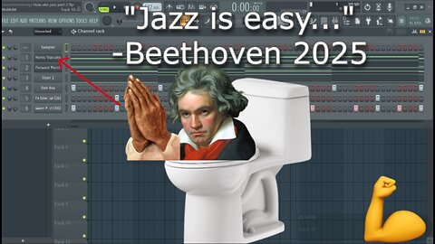 How to make "Jazz" Part 2-FL Studio Tutorial-How to make Beats From scratch (Perfectly Accurate)