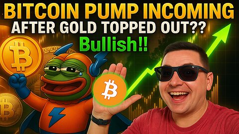 Bitcoin Pump After Gold Topped Out Now?? Bullish News For Crypto 🚀