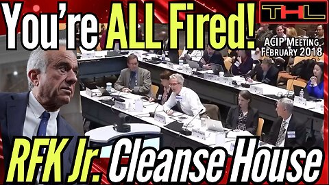 RFK Jr. Fires Entire V*x Advisory Panel, but who will he replace them with?