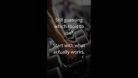 Still guessing which tools to use? Start with what actually works.